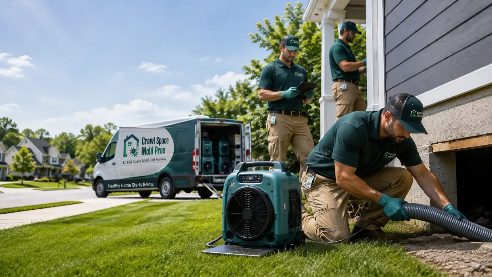 Crawl Space Mold Removal in Sanger, CA